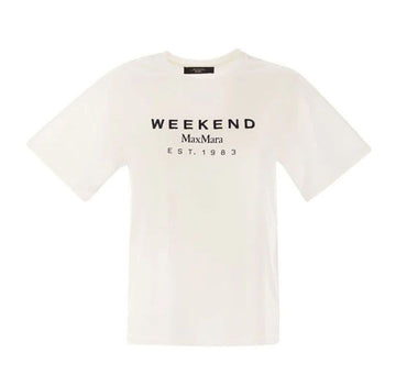 MaxMara 25SS CABINA Logo T-Shirt White 2515971041 002 149268579 [P]