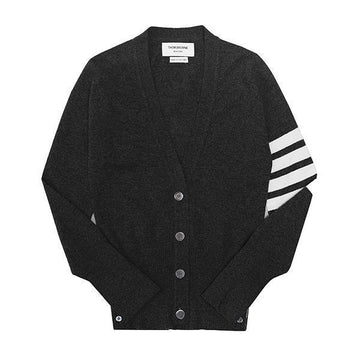 THOM BROWNE 4-Streifen V-Ausschnitt Damen Cardigan 157969555 [P]