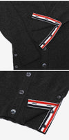 THOM BROWNE 4-Streifen V-Ausschnitt Damen Cardigan 157969555 [P]