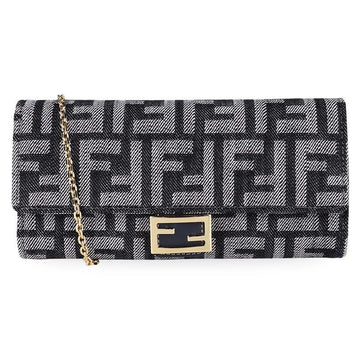 Fendi Women's Baguette Continental Wallet Chain Bag 151801716 [P]