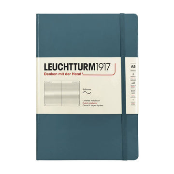 LEUCHURM ソフトカバー ミディアム A5 ストーンブルー 157225086 [P]