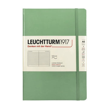 LEUCHURM ソフトカバー ミディウム A5 セイジ ノート 157225096 [P]