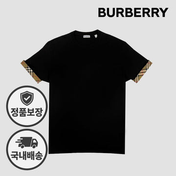 BURBERRY チェック半袖シャツ 81042791 ブラック 138923820 [P]