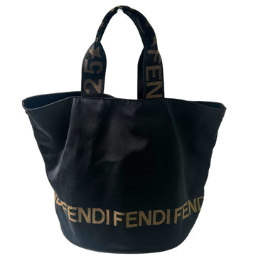 Fendi Black Nylon Tote Bucket Bag 6VFEB27860 158539647 [P]