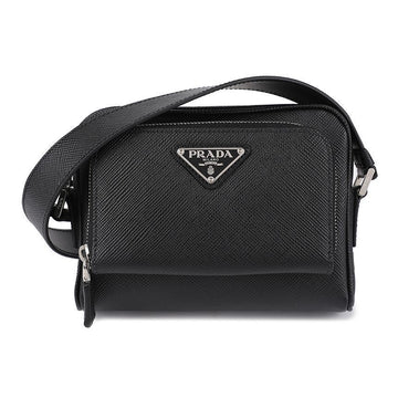 PRADA サピアーノ メンズ レザー クロスバッグ 86701570 [P]