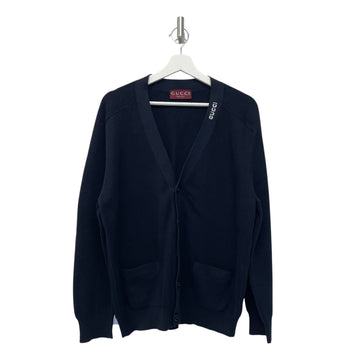 Gucci Intarsia Silk Cotton Cardigan 814990 158539725 [P]