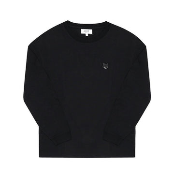 MAISON KITSUNE ボールドフォックスヘッドパッチ長袖Tシャツ LM00109KJ0118 P199 132429241 [P]