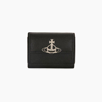 Vivienne Westwood Saffiano Flap Wallet 158539849 [P]