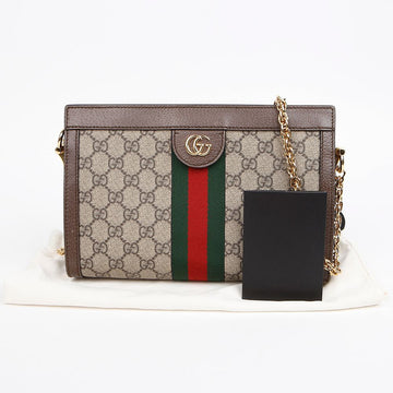Gucci Ophidia GG Small Shoulder Bag Brown 158378302 [P]