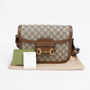 GUCCI ホースビット 1955 GG スモール ショルダーバッグ ブラウン 158396328 [P]