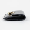 Celine Triomphe Shiny Calfskin Flap Cardholder Black 158380114 [P]