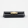 Celine Triomphe Shiny Calfskin Flap Cardholder Black 158380114 [P]