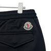 Moncler Black Logo Patch Trousers Men's Jogging Pants H00377 158542237 [P]