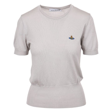 Vivienne Westwood Wool Silk Knit Short Sleeve T-Shirt 153505924 [P]
