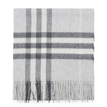 BURBERRY Kariertes Kaschmir-Schal für Erwachsene (Mittens Grey) 8112637 158538287 [P]