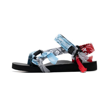 ARIZONA LOVE Trendy Mix Bandana Sandalen Blau 152735234 [P]