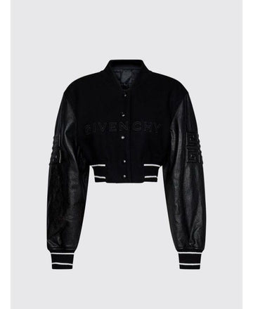 Givenchy Crop Varsity Jacket 152203833 [P]