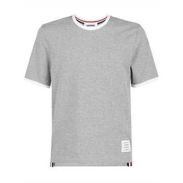 Thom Browne Side Trimming Ringer Short Sleeve T-Shirt MJS083A 00042 055 157338837 [P]