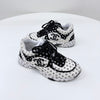 CHANEL CCロゴ プリンテッド スエード ガーフスキン レディース スニーカー 158543274 [P]