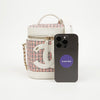 CHANEL Tweed Vanity Cosmetic Bag 158379226 [P]
