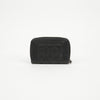 CHANEL Vintage Quilted Caviar Zipper Card Holder Black 158396410 [P]
