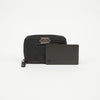 CHANEL Vintage Quilted Caviar Zipper Card Holder Black 158396410 [P]