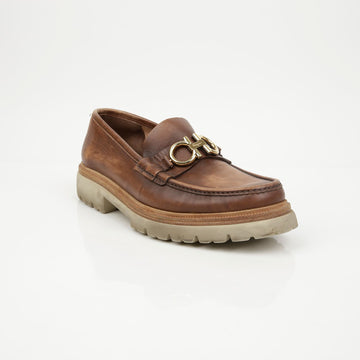 Salvatore Ferragamo Gancini Loafers Size 8.5 158521259 [P]
