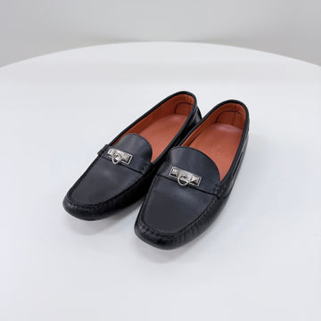 Hermes Kelly Medor Loafer Black A+ 158543585 [P]