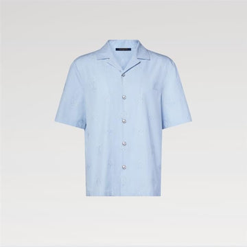 Louis Vuitton Monogram Boucle Open Collar Short Sleeve Shirt 1AK7AG 158544006 [P]