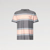 LOUIS VUITTON Gestreiftes kurzärmliges T-Shirt 1AK7IK / Herren Rundhals T-Shirt 158544386 [P]