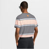LOUIS VUITTON Gestreiftes kurzärmliges T-Shirt 1AK7IK / Herren Rundhals T-Shirt 158544386 [P]