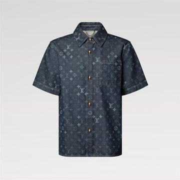 Louis Vuitton Monogram Denim Short Sleeve Shirt 1AK7C4 158544482 [P]