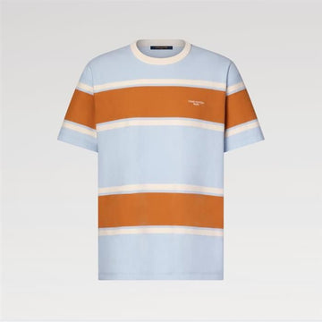 LOUIS VUITTON Gestreifte Kurzarm-T-Shirts 1AK7IC / Herren Rundhalsausschnitt T-Shirt 158544563 [P]