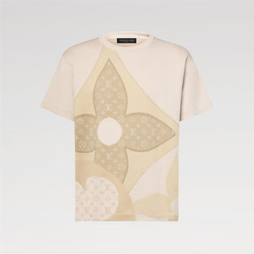Louis Vuitton Patchwork Signature Short Sleeve Crew Neck T-Shirt 158544607 [P]
