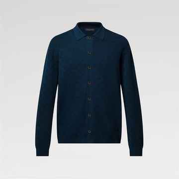 LOUIS VUITTON Overshirt aus Baumwolle mit Monogramm-Punkte 1AGJVD 158544613 [P]