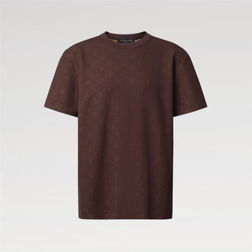Louis Vuitton Hidden Monogram Short Sleeve Jacquard Crewneck T-Shirt 1AKO3B 158544644 [P]