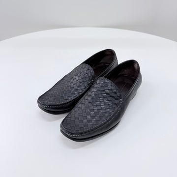 Bottega Veneta Intrecciato Leather Loafer Black 158545868 [P]