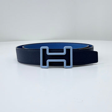 HERMES H Logo Tonight Colour Belt Blau 158546210 [P]