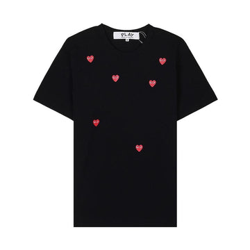 Comme Des Garcons Multi Heart T-Shirt 158546546 [P]