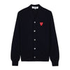 COMME DES GARCONS Doppelherz Wappen Cardigan 158546567 [P]