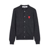 Comme Des Garcons Double Heart Patch Cardigan 158546582 [P]