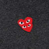 Comme Des Garcons Double Heart Patch Cardigan 158546582 [P]