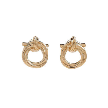 Salvatore Ferragamo Twisted Gancini Earrings 158546627 [P]