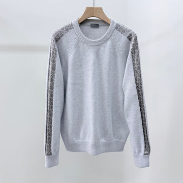 DIOR Oblique Insert Strickpullover Weiß 158547533 [P]