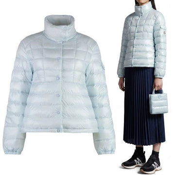 MONCLER Kurze Daunenjacke Babyblau 093 1A00006 595ZZ 70S 158547800 [P]