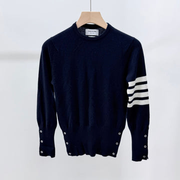 Thom Browne Cashmere Women's Knit Sweater Navy 42 158548107 [P]