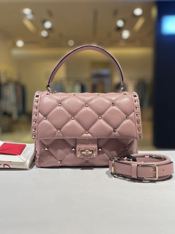 VALENTINO キャンディ スタッド トップハンドル ショルダーバッグ QW0B0B55 158549227 [P]