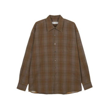 Our Legacy Men's Burwood Check Shirt Brown M2262BCF 152890895 [P]