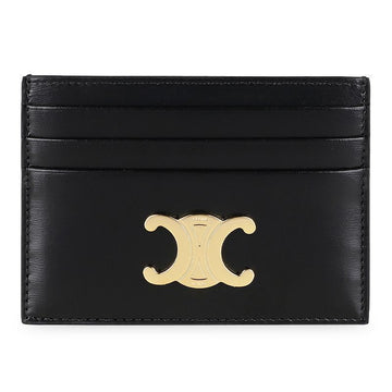 CELINE トリオンフ シャイニー カーフスキン カードケース 153495287 [P]