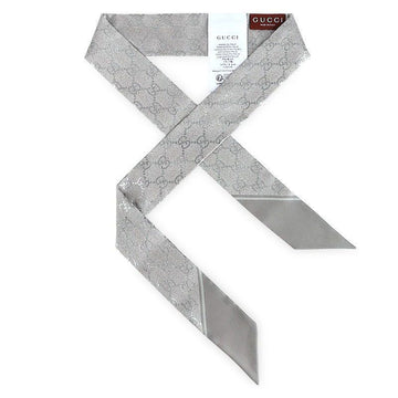 Gucci Women's GG Neck Bow Silk Scarf 156816977 [P]